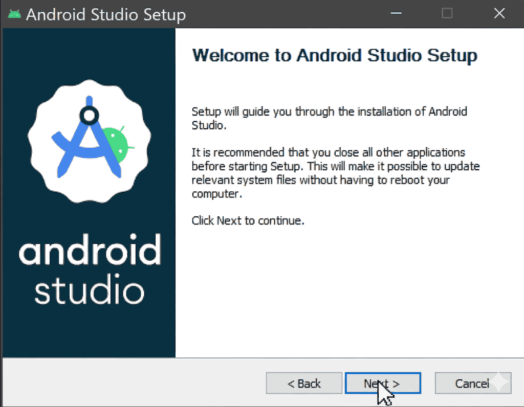 set up android studio